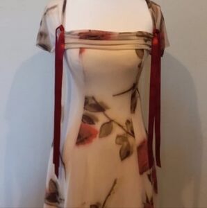 Kimchi Blue Allison Abstract Rose Dress